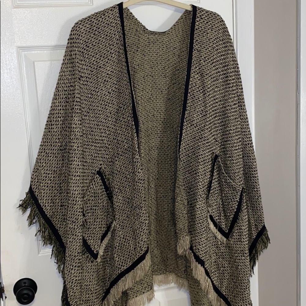 Sweater poncho
